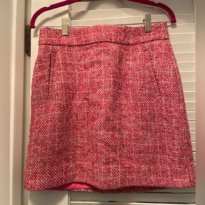 Banana Republic Pink Tweed Mini Skirt - Size 4
